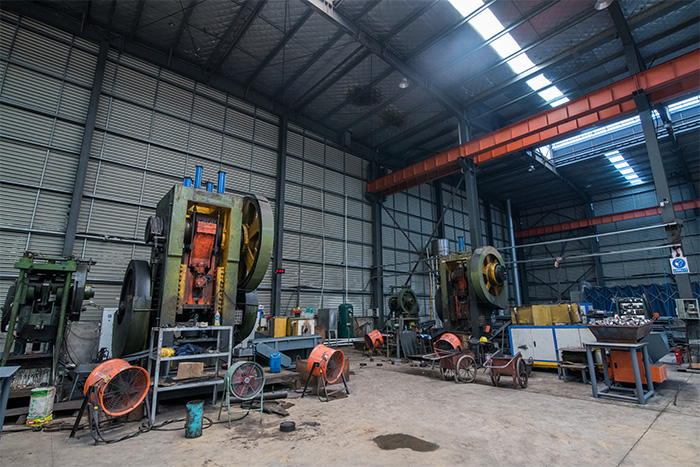 长宁网架配件-锥头加工车间